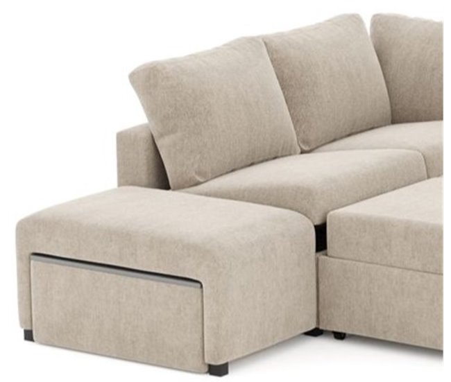 Conforama Rinconera ELTONEL con cama reversible camel Últimos 3 días