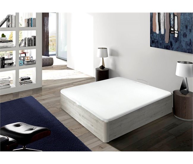 Conforama Canapé madera WOOD SPACE snow 135x190 Grandes descuentos