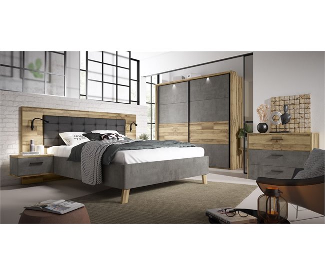 Conforama Armario RICCIANO puertas correderas 230x215cm roble Devoluciones gratuitas