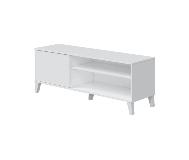 Conforama Mueble TV ARIEL 135 cm blanco mate Outlet
