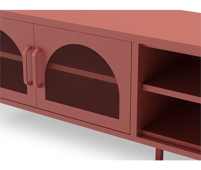 Conforama Mueble tv DIORA 160cm terracota Oferta especial