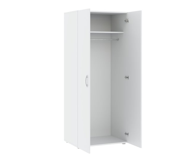 Conforama Armario SERIE LEADER puertas batientes 74x179cm blanco COMPRAR AHORA