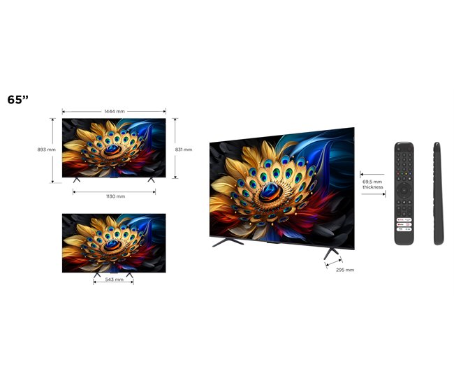Conforama TV 65 pulgadas TCL 65C655 QLED Smart TV 3 HDMI 1 USB Promoción trimestral