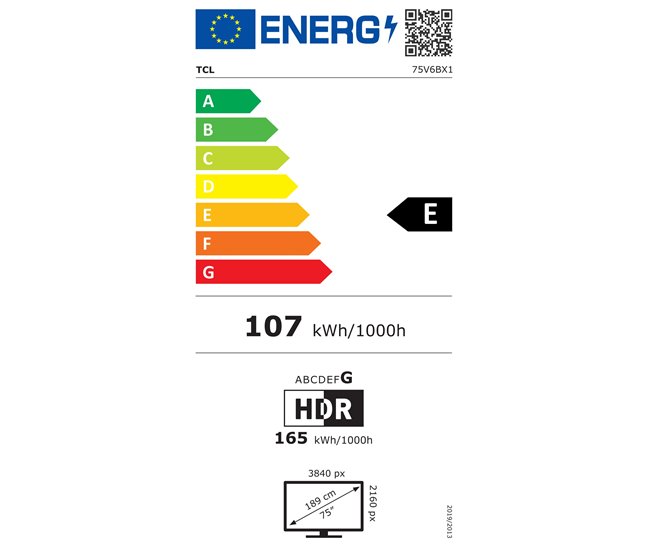 Conforama TV 75 pulgadas TCL 75V6B 4K Smart TV 3 HDMI 1 USB Superdescuento