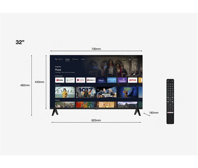 Conforama TV 32 pulgadas TCL 32S5400AF Smart TV ULTRA HD Liquidación
