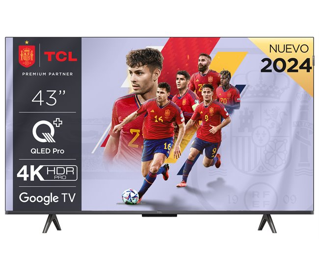 Conforama TV 43 pulgadas TCL 43C655 QLED Smart TV 3 HDMI 1 USB
