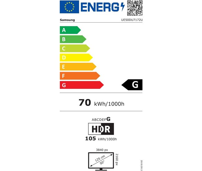 Conforama TV 50 pulgadas SAMSUNG UE50DU7172U Smart TV 4K ULTRA HD En oferta