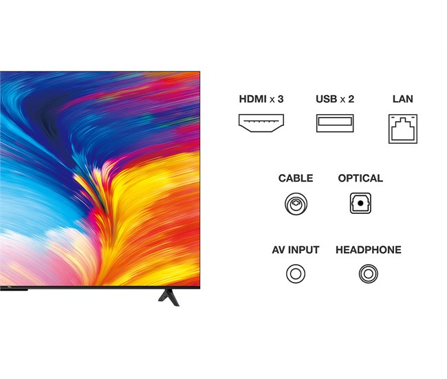 Conforama TV 75 pulgadas TCL 75P635 Smart TV Libre de impuestos