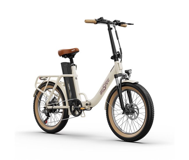 Conforama Bicicleta Eléctrica ONESPORT OT16-2 - Ruedas de 20" Motor 250W Batería 48V17Ah Autonomía 60KM - Blanco Precio ultrabajo