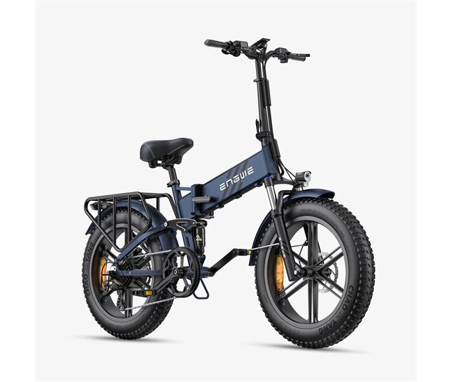 Conforama Bicicleta Eléctrica Engwe Engine Pro 2.0: Motor 750W Batería 52V16Ah Autonomía 110KM. Freno de aceite hidráulico. Color azul 2025