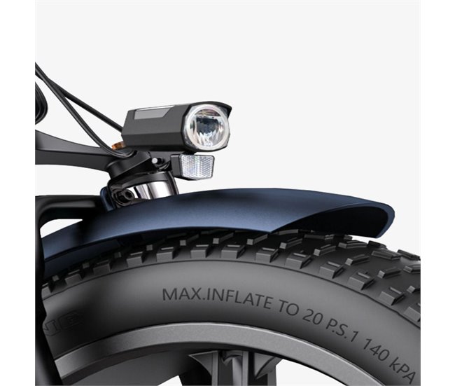 Conforama Bicicleta Eléctrica Engwe Engine Pro 2.0: Motor 750W Batería 52V16Ah Autonomía 110KM. Freno de aceite hidráulico. Color azul 2025