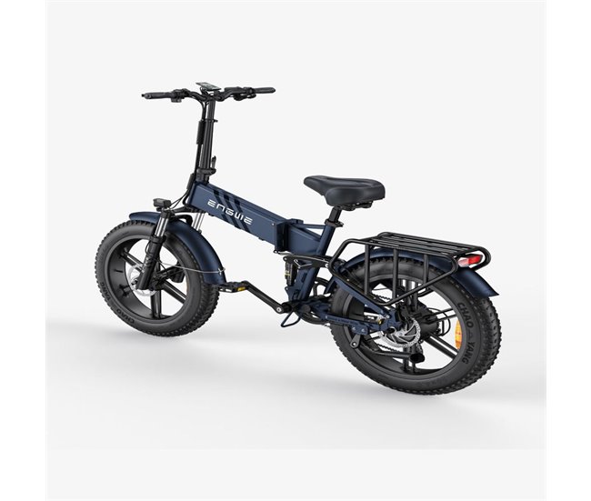 Conforama Bicicleta Eléctrica Engwe Engine Pro 2.0: Motor 750W Batería 52V16Ah Autonomía 110KM. Freno de aceite hidráulico. Color azul 2025