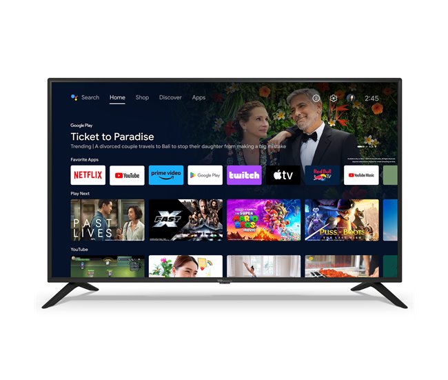 Conforama Smart TV 50 pulgadas 4K Hey Google Official Assistant con control por voz. Televisor Android 11 - TD Systems PRIME50C20GLE En línea