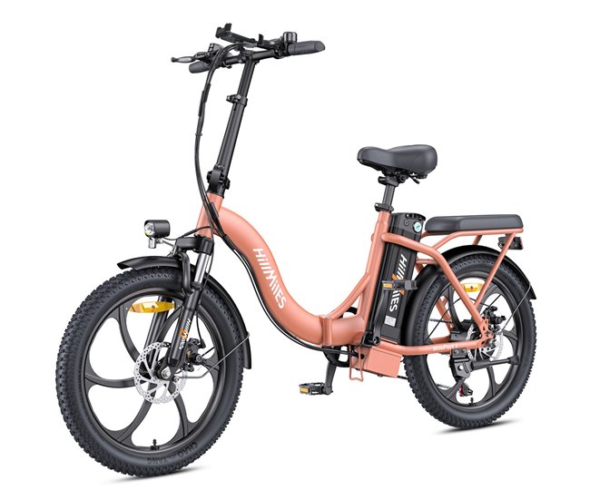 Conforama Bicicleta Eléctrica HillMiles MilePort 1 – Motor 250W Batería 36V13Ah Neumáticos De 20 Pulgadas Freno De Disco Mecánico - Rojo