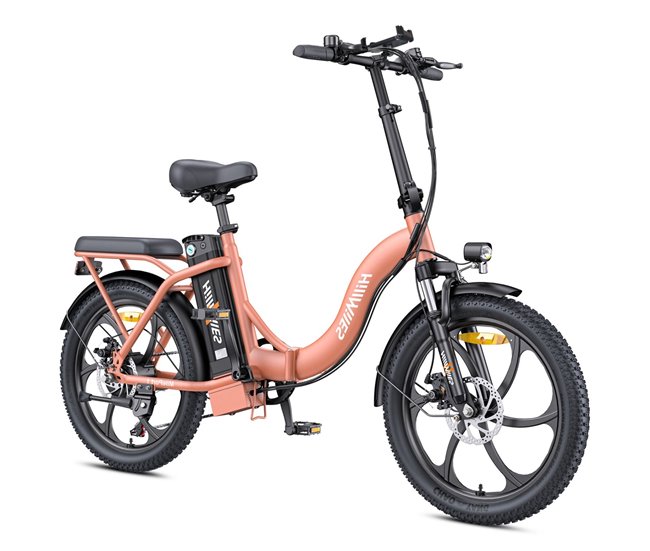 Conforama Bicicleta Eléctrica HillMiles MilePort 1 – Motor 250W Batería 36V13Ah Neumáticos De 20 Pulgadas Freno De Disco Mecánico - Rojo Outlet