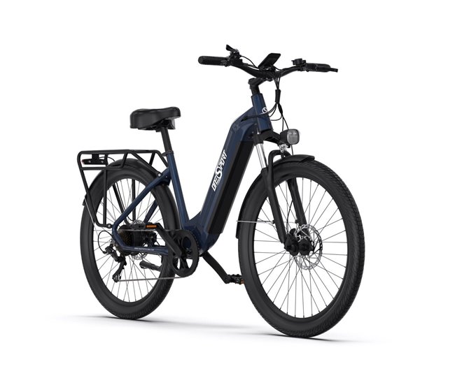 Conforama Bicicleta Eléctrica ONESPORT OT05 - Ruedas 27.5" Motor 250W Batería 36V18.2Ah Autonomía 60KM - Azul Rebajas