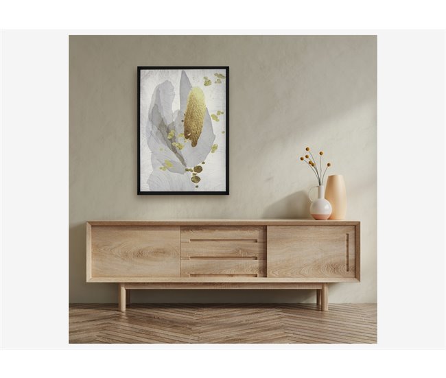 Conforama Cuadro abstracto amarillo RECUART 516 marca LART Precio ultrabajo