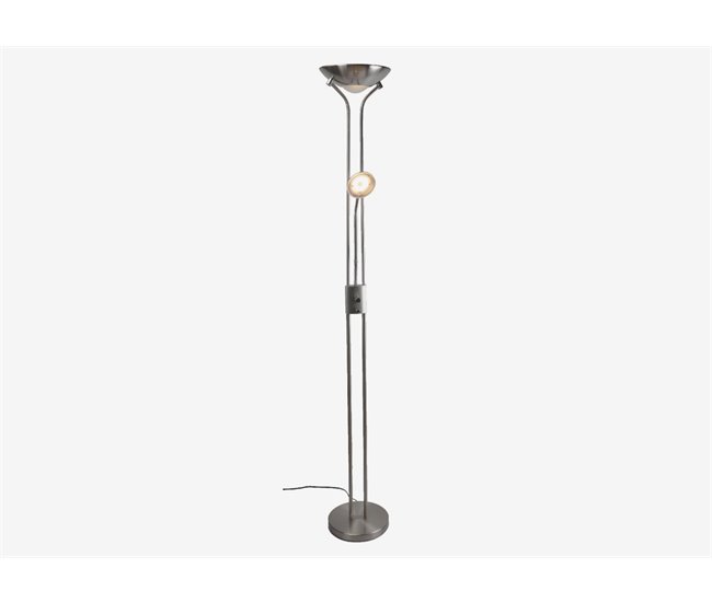 Conforama Lámpara de pie CARLA metal con dos focos de led 180cm Los más vendidos