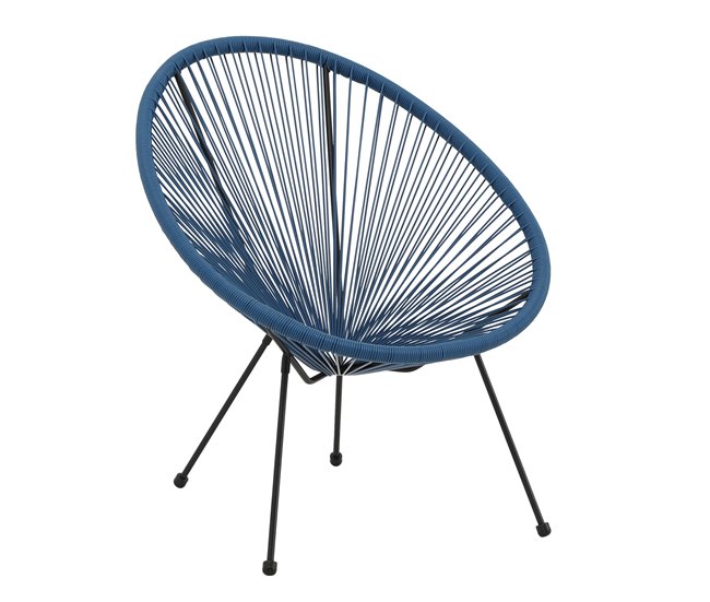 Conforama Silla jardín ACAPULCO IV color azul Liquidación