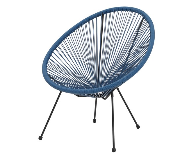 Conforama Silla jardín ACAPULCO IV color azul Liquidación
