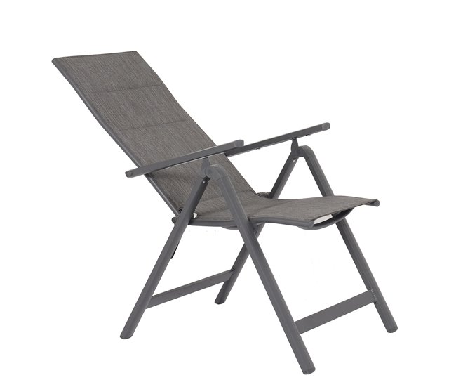 Conforama Silla de jardín SARAI color gris Rebajas top