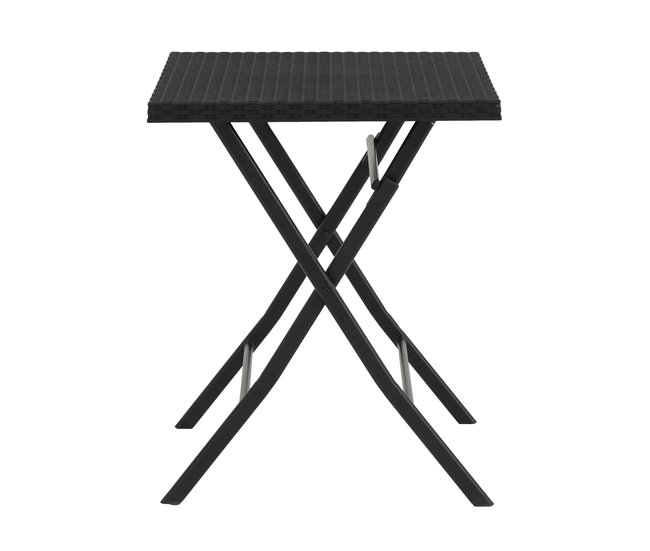 Conforama Set de jardín con mesa y 2 sillas KORA color gris Últimos 3 días