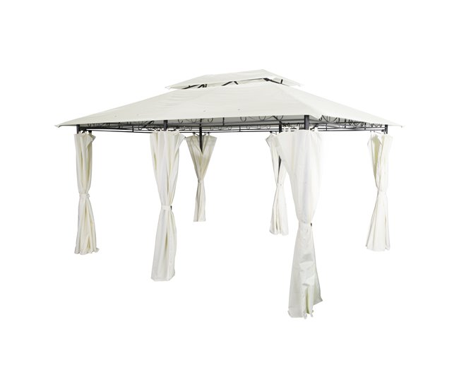 Conforama Pérgola RITA 275x400x300cm color beige Precio de fábrica