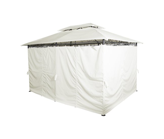 Conforama Pérgola RITA 275x400x300cm color beige Precio de fábrica
