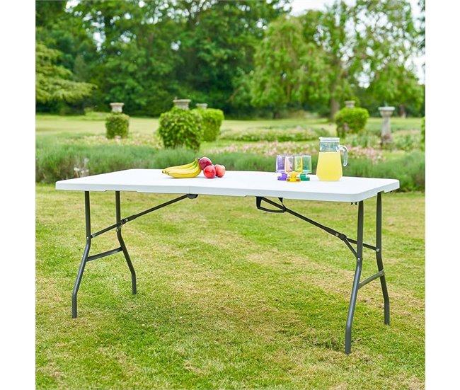 Conforama Mesa multiusos CATERING plegable 180x74cm HDPE blanco Solo queda un día