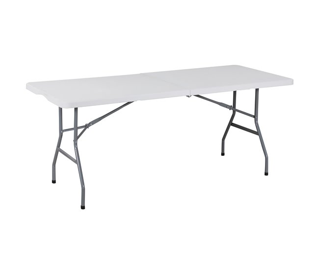 Conforama Mesa multiusos CATERING plegable 180x74cm HDPE blanco Solo queda un día