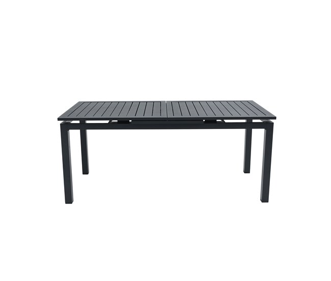 Conforama Mesa extensible de jardín ORION gris oscuro Superdescuento