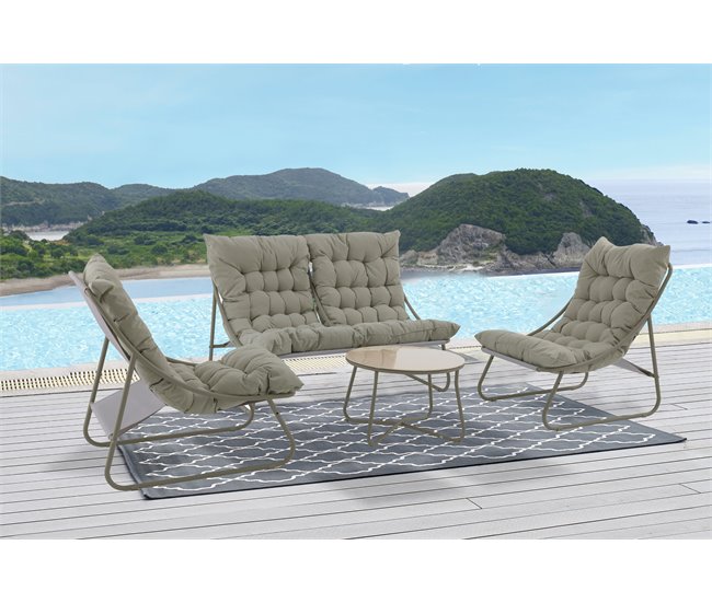 Conforama Set de jardín LARISA color beige Envío internacional gratuito