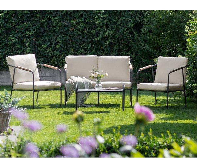 Conforama Conjunto longue Acero Beige claro VEZZANA Tienda de fábrica