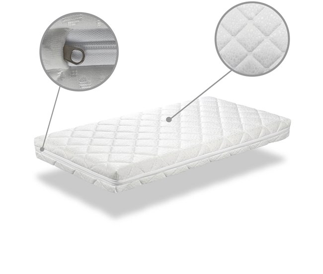 Conforama Colchón bebe CUNA 60X120 BABY STAR Altura 11 CM Núcleo de espuma perforado Oferta exclusiva