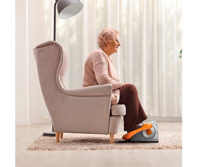 Conforama Mini Eliptica eléctrica Trainer Legs ELLIPTIC Ejercitador de piernas Bidireccional 4 Funciones 5 velocidades Mando Gridinlux Oferta especial