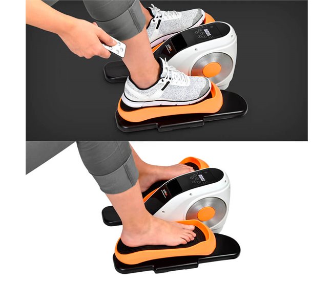 Conforama Mini Eliptica eléctrica Trainer Legs ELLIPTIC Ejercitador de piernas Bidireccional 4 Funciones 5 velocidades Mando Gridinlux Oferta especial