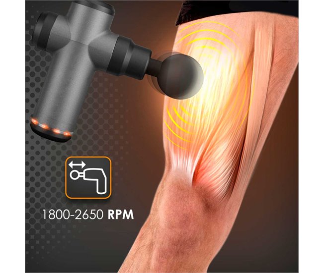 Conforama Pistola Masaje Muscular Masajeador GUN 265 Profesional 20 Modos Gridinlux Liquidación
