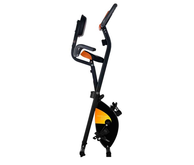 Conforama Bicicleta estática TRAINER X-BIKE 500 Magnética Plegable Pantalla LCD 8 Niveles GRIDINLUX Ahorra y exporta