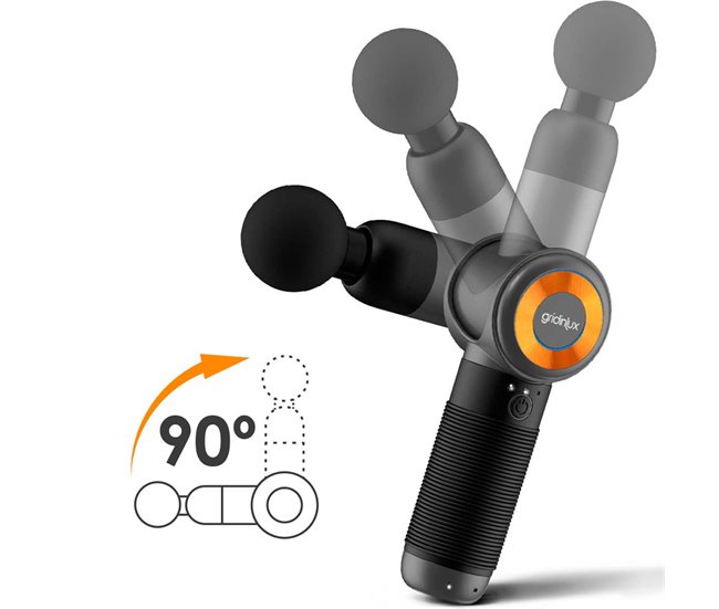 Conforama Pistola Masaje Muscular Masajeador GUN 240 Profesional 3 Modos Gridinlux Precios de Black Friday