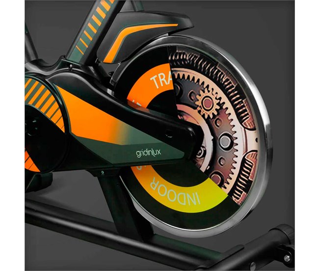 Conforama Bicicleta Ciclo Indoor Trainer ALPINE 6000. Volante de Inercia 10 kg Avanzado. Gridinlux Última moda