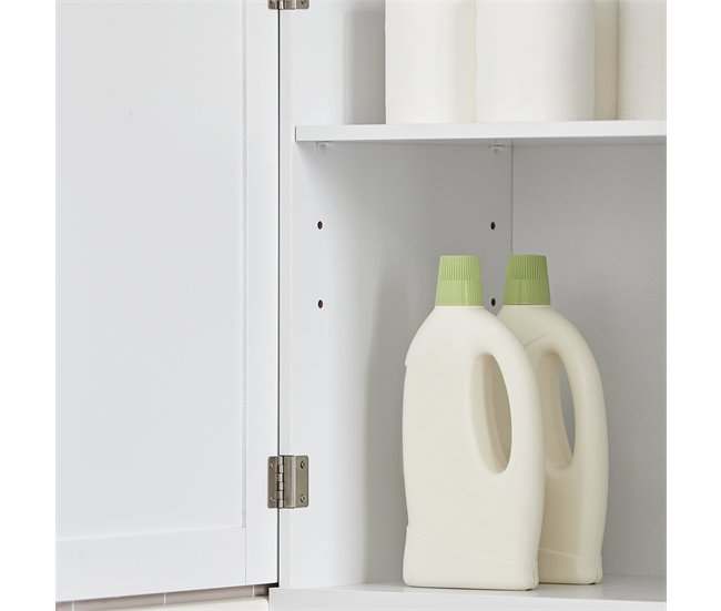 Conforama Mueble Columna de baño Armario Alto baño 161 x 40 x 35 cm BZR17-W SoBuy ES Rebajas de fábrica