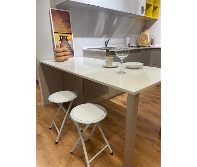 Conforama Taburete plegable FOLK III blanco COMPRAR AHORA