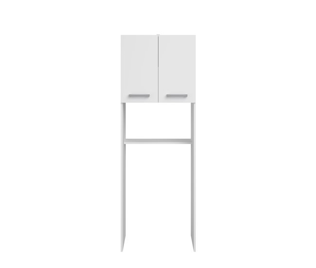 Conforama Módulo alto UNO para lavadora 64cm 2 puertas blanco mate
