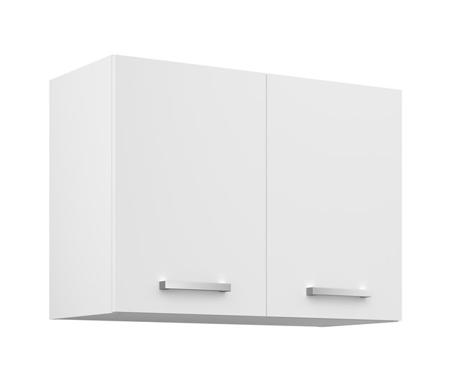 Conforama Módulo pared UNO de 80cm 2 puertas blanco mate Última moda