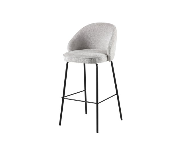 Conforama Pack de 2 unidades taburete alto QUEEN beige fijo alto 102cm Precio ultrabajo