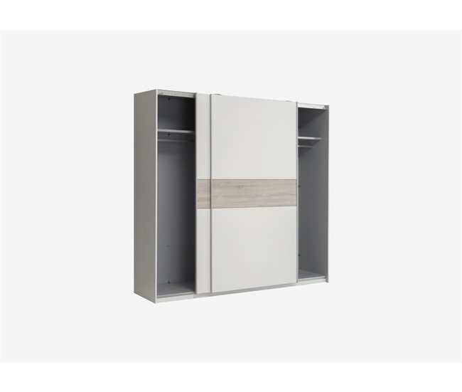 Conforama Armario NEVADA puertas correderas 200x209cm blanco Rebajas baratas