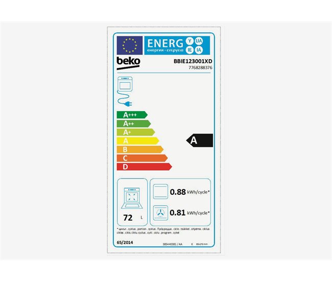 Conforama Horno BEKO BBIE123001XD multifunción. A. Inox y negro Oferta especial de fábrica