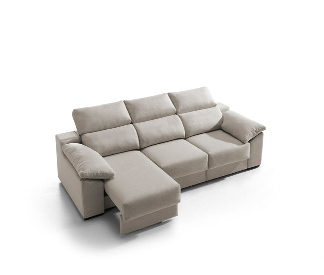Conforama Sofá 3 plazas XL KLEE color beige En línea
