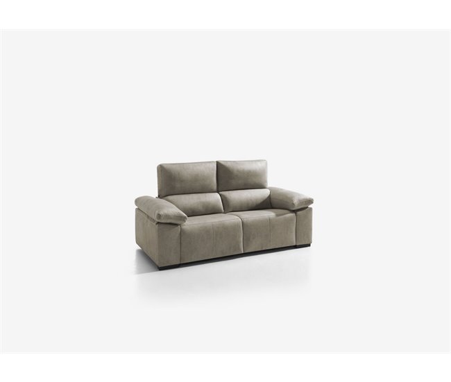 Conforama Sofá 3 plazas relax eléctrico BALTIA beige Outlet