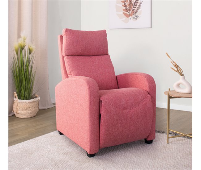 Conforama Sillón relax MILU manual color rosa Venta caliente